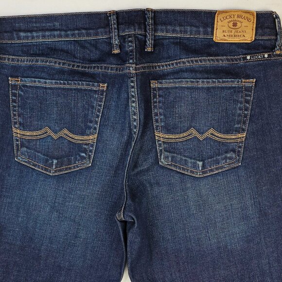 Lucky Brand 29X31 Size 8/29 Ankle Sweet'N Low Bootcut Blue Denim 5 Pocket Jeans - Picture 13 of 14